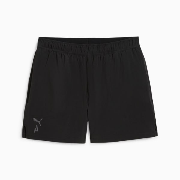 SEASONS Men's Moisture-Wicking Running 5" Shorts, PUMA Black, extralarge-IND